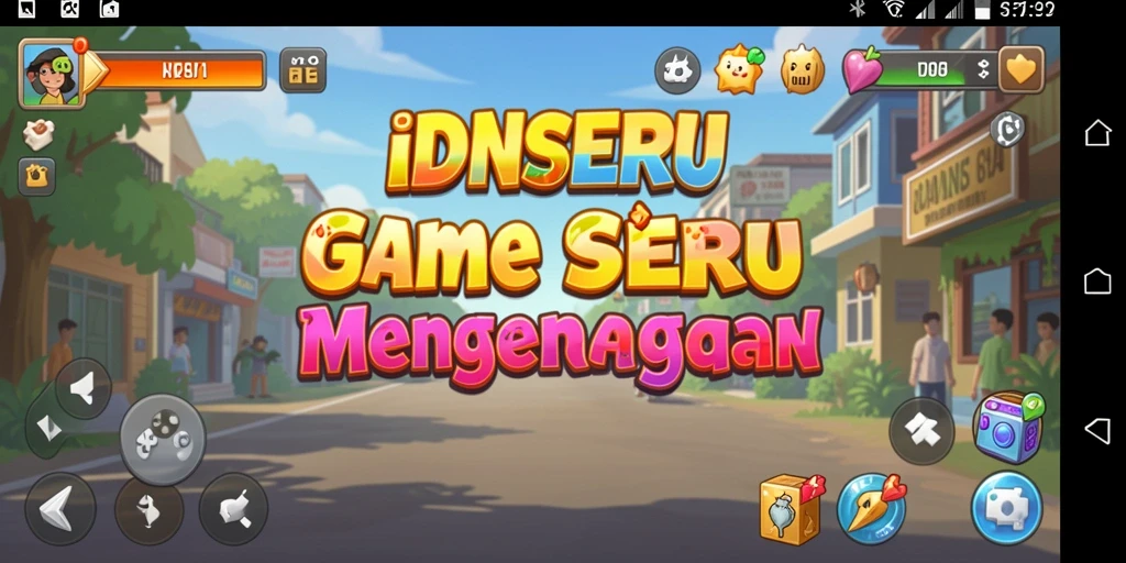 Tampilan gameplay seru dan menenangkan di IDNSERU.