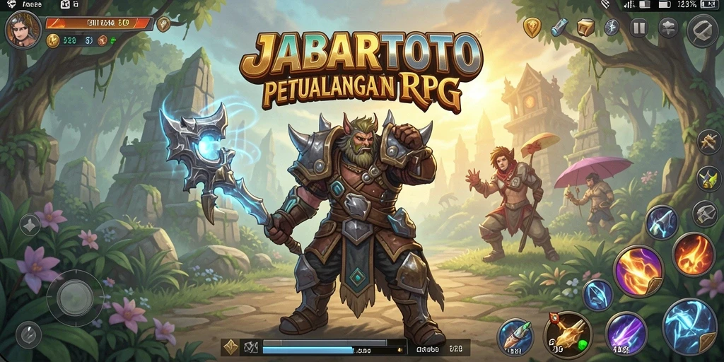 Gameplay RPG JABARTOTO yang menegangkan dan penuh strategi.