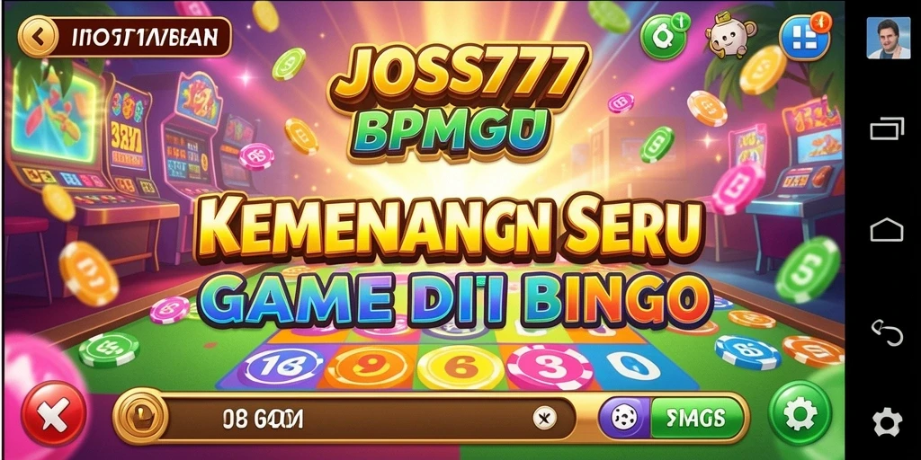 Screenshot gameplay Bingo JOSS777 yang menarik dan menyenangkan.