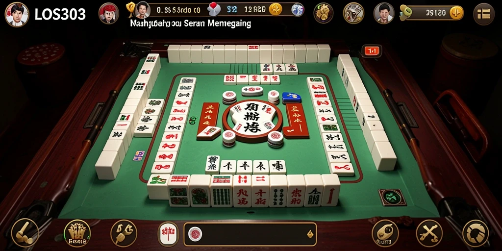 Tampilan screenshot gameplay Mahjong LOS303 yang memukau dan interaktif.