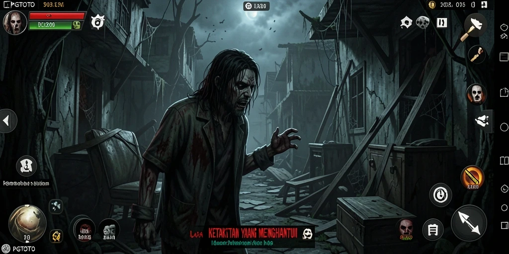 Gameplay menegangkan dalam PGTOTO dengan suasana Horror yang mencekam.