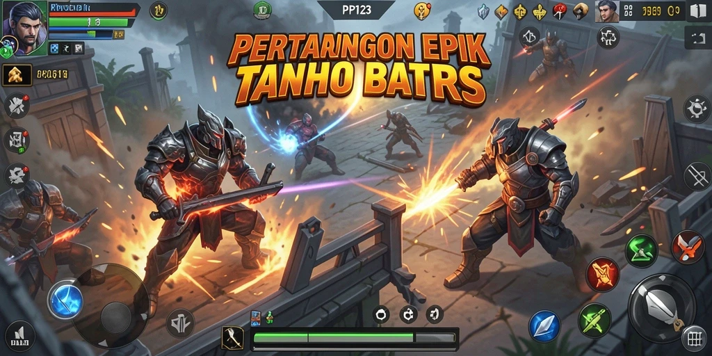 Tampilan menegangkan dari pertarungan di PP123
