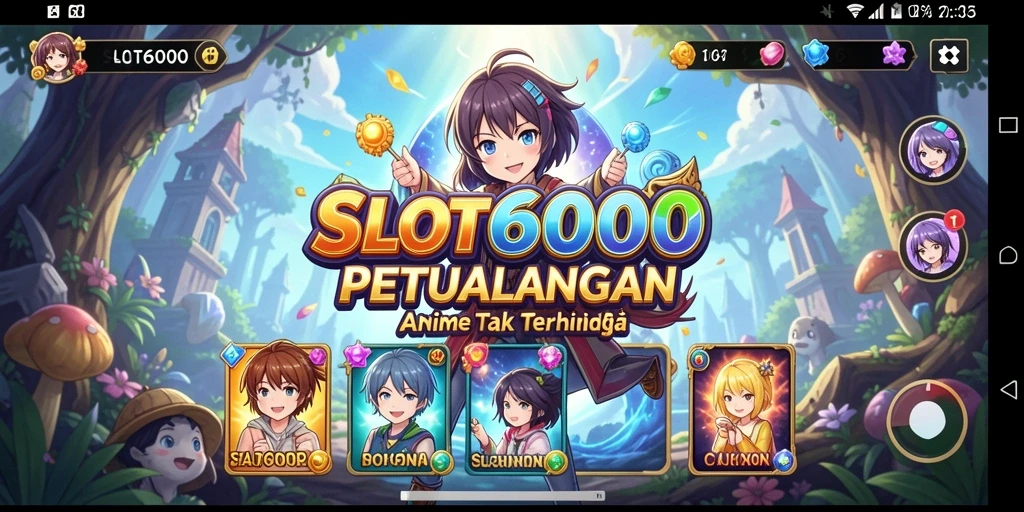 Gameplay SLOT6000 yang menggugah semangat dan penuh warna.