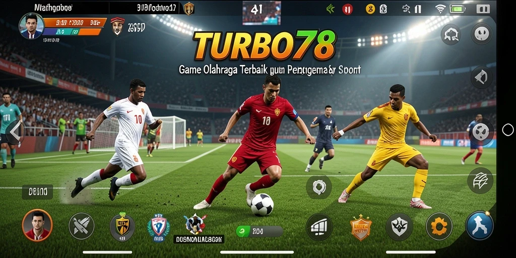 Tampilan utama gameplay TURBO78 yang menegangkan dan penuh aksi.