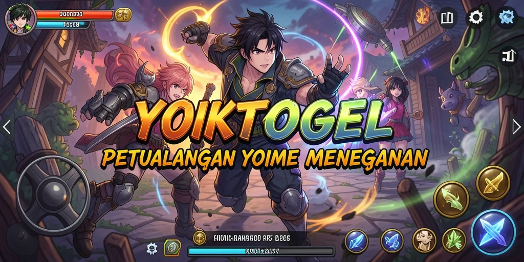 Tangkapan layar gameplay YOKTOGEL menampilkan aksi karakter yang menegangkan.